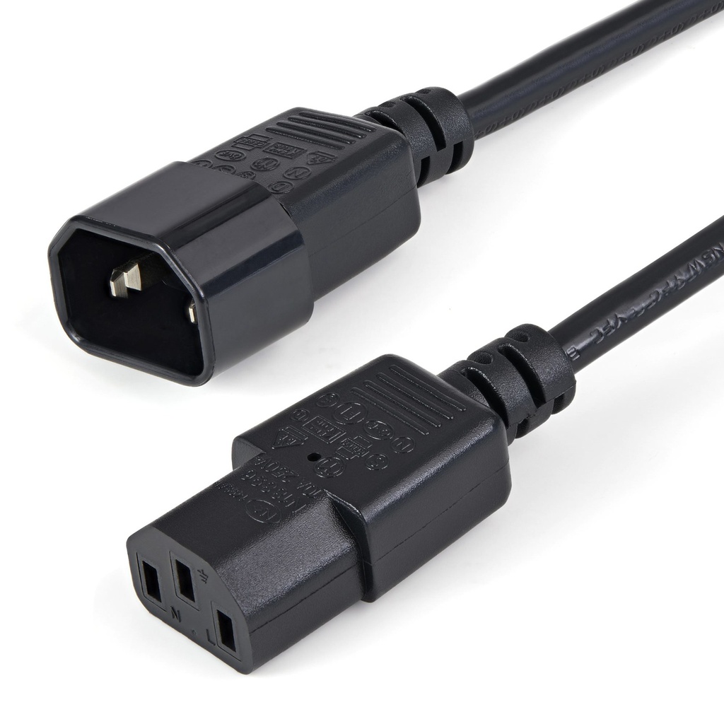 Cable d'alimentation C13-->C14 1m