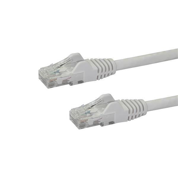 Câble réseau 10 mètres Cat6 UTP - Gris - 10Gbit/s Doré Contact plaqué