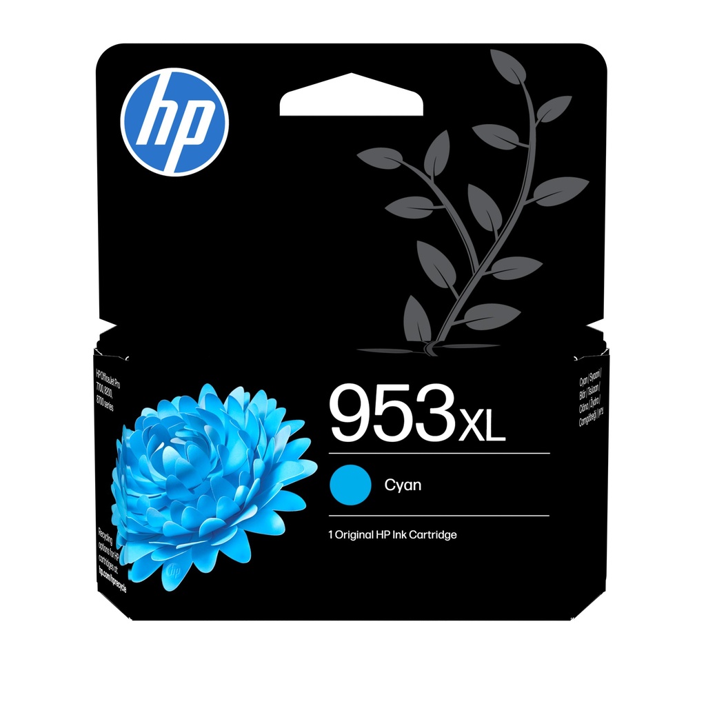 Cartouche HP 953XL Original Cyan Pour Imprimante OfficeJet Pro 7740