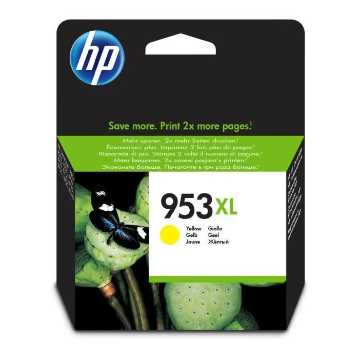 Cartouche HP 953XL Original Jaune Pour Imprimante OfficeJet Pro 7740