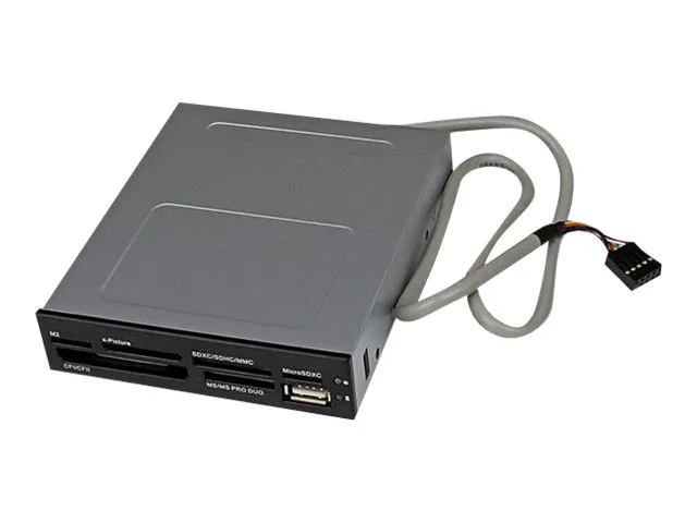 [LECT19-1INTUSBNOIR] Lecteur de carte 3"1/2+USB noir