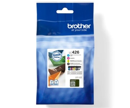 Pack de cartouches Brother LC426 BK 3000 pages LC426 Y,M, et C 1500 pages