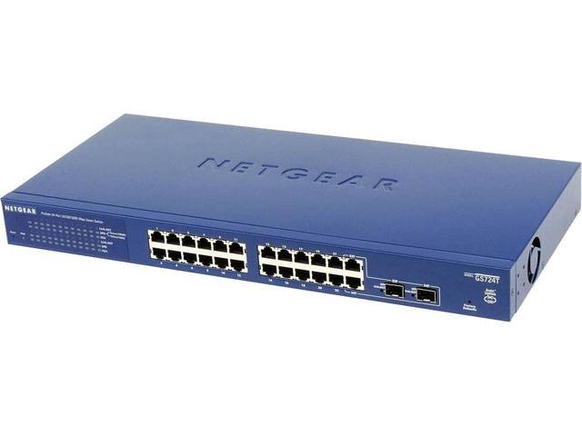 [SWITCH24PORT1000RACK] Switch 24 Ports Netgear GS724T 10/100/1000