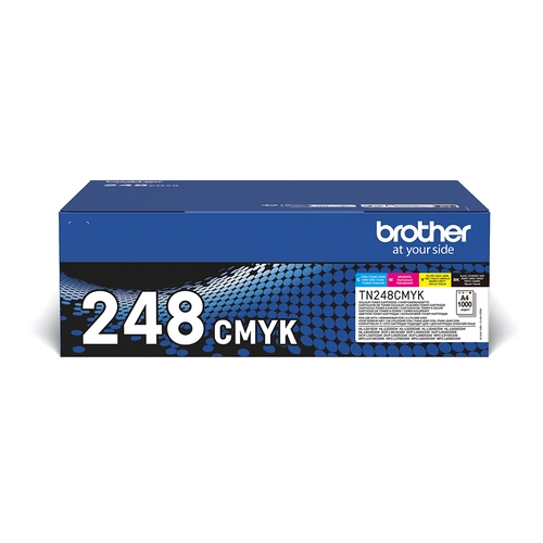 Pack de 4 toners Brother TN248 jusqu'à 1000 pages