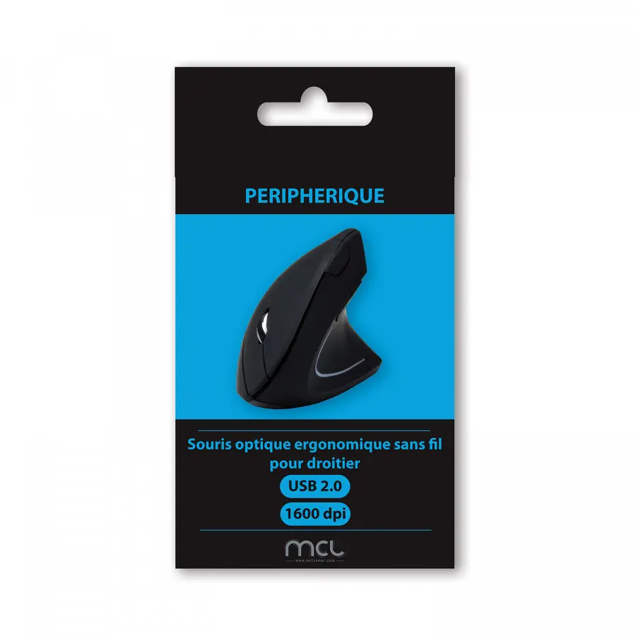 [SS-618DW/N] Souris MCL Ergonomique Droitier