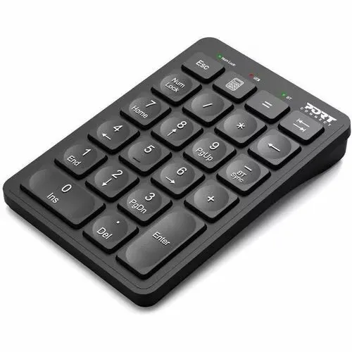 Pavé numérique Port - Sans fil Connectivité - USB Type C Interface - Bluetooth - TAB, Retour Arrière Raccourci-clavier(s) - Windows, macOS - Portable, Ordinateur de bureau, Universel