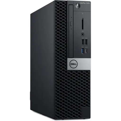 [DEL7070_B_F177911] Refurb Dell OptiPlex 7070 SFF Grade B / Core i5 / Intel(R) Core(TM) i5-9500 CPU @ 3.00GHz / GEN 9 / 16 GB / 256 GB / NVMe Aucun lecteur / UHD Graphics 630 / 0 HDMI / Aucun Wifi (nu) / 1 USB-C / Windows 11 Professionnel installé