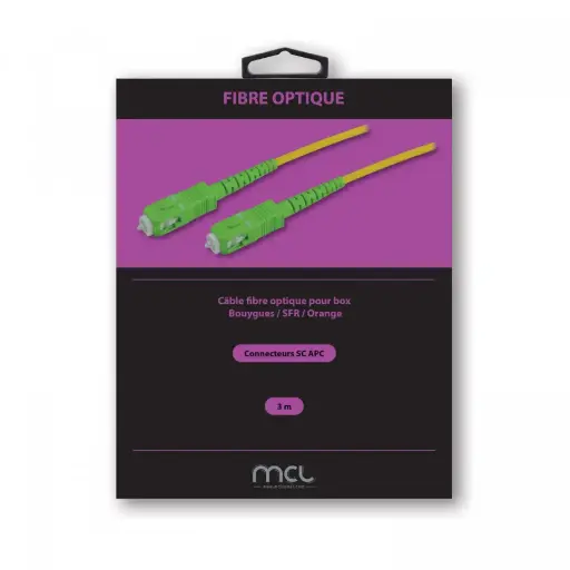 [BB1C99A2MSSCA003Z] Câble réseau MCL - 3 m Fibre Optique