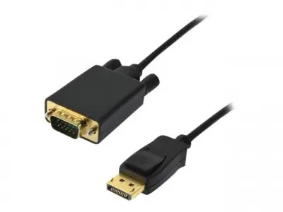 [MC294-1.5M] Câble DisplayPort / VGA  1.50 mètres MCL Samar